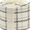 Decoris cadeauverpakking wit / zwart D 14 H 11 cm