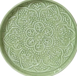 Decoris decoratiebord Cura groen D 22 H 3 cm