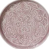 Decoris decoratiebord Cura paars D 22 H 3 cm
