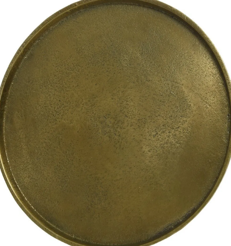 Decoris decoratiebord goud D 20 H cm