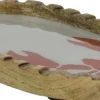 Decoris decoratiebord kreeft naturel / wit / rood 25 x 15 x 2 cm