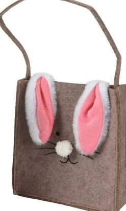 Decoris kadotas paashaas beige 17 x 34 x 5 cm