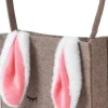 Decoris kadotas paashaas beige 20 x 42 x 7 cm