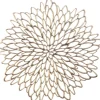 Decoris placemat Bloom goud D 38 cm