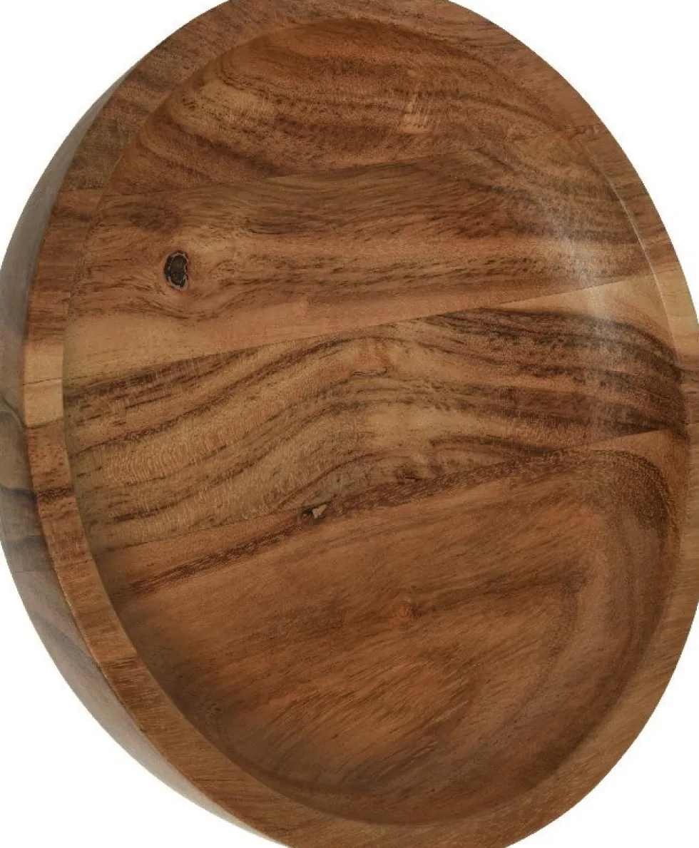 Decoris serveerschaal naturel D 22 H 4 cm