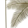 Decoris wandhanger Palm goud 45 x 1,5 x 55 cm