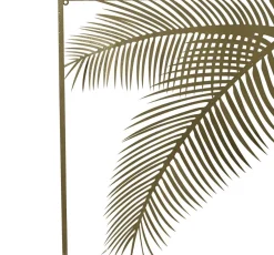 Decoris wandhanger Palm goud 45 x 1,5 x 55 cm