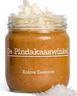 De Pindakaaswinkel pindakaas kokos zeezout 420 ml