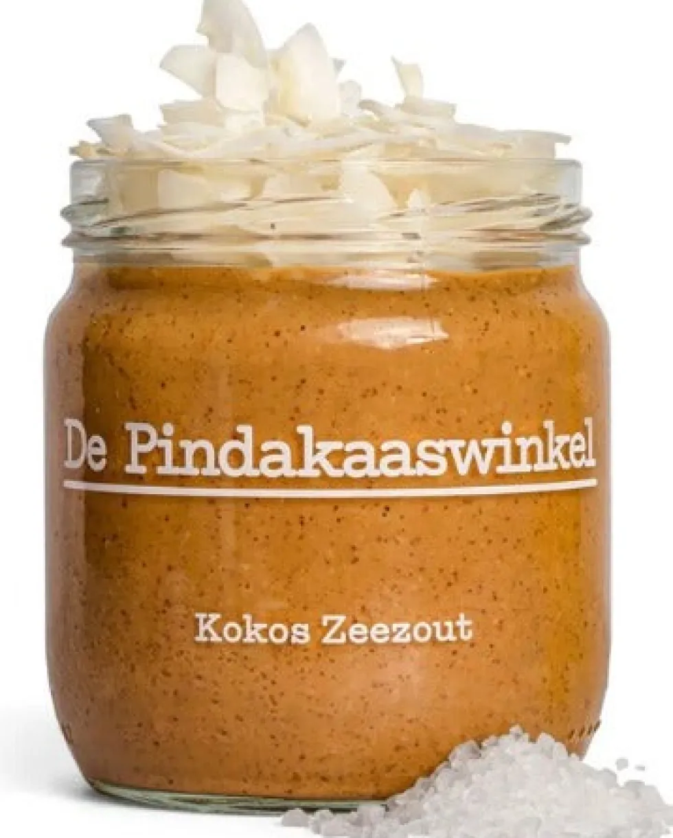 De Pindakaaswinkel pindakaas kokos zeezout 420 ml