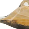 Dijk Natural Collections beeld geel / bruin 7 x 6 x 12 cm
