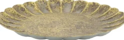 Dijk Natural Collections decoratiebord Elara bruin / goud D 27,7 H 2 cm