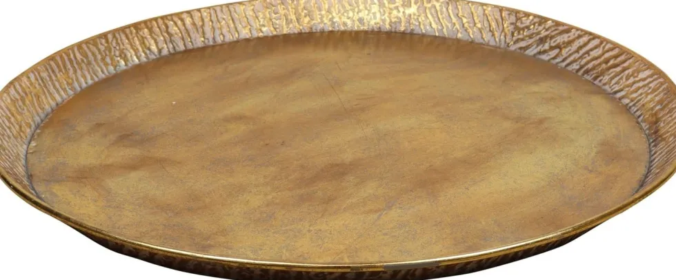 Dijk Natural Collections dienblad goud D 78 H 5 cm
