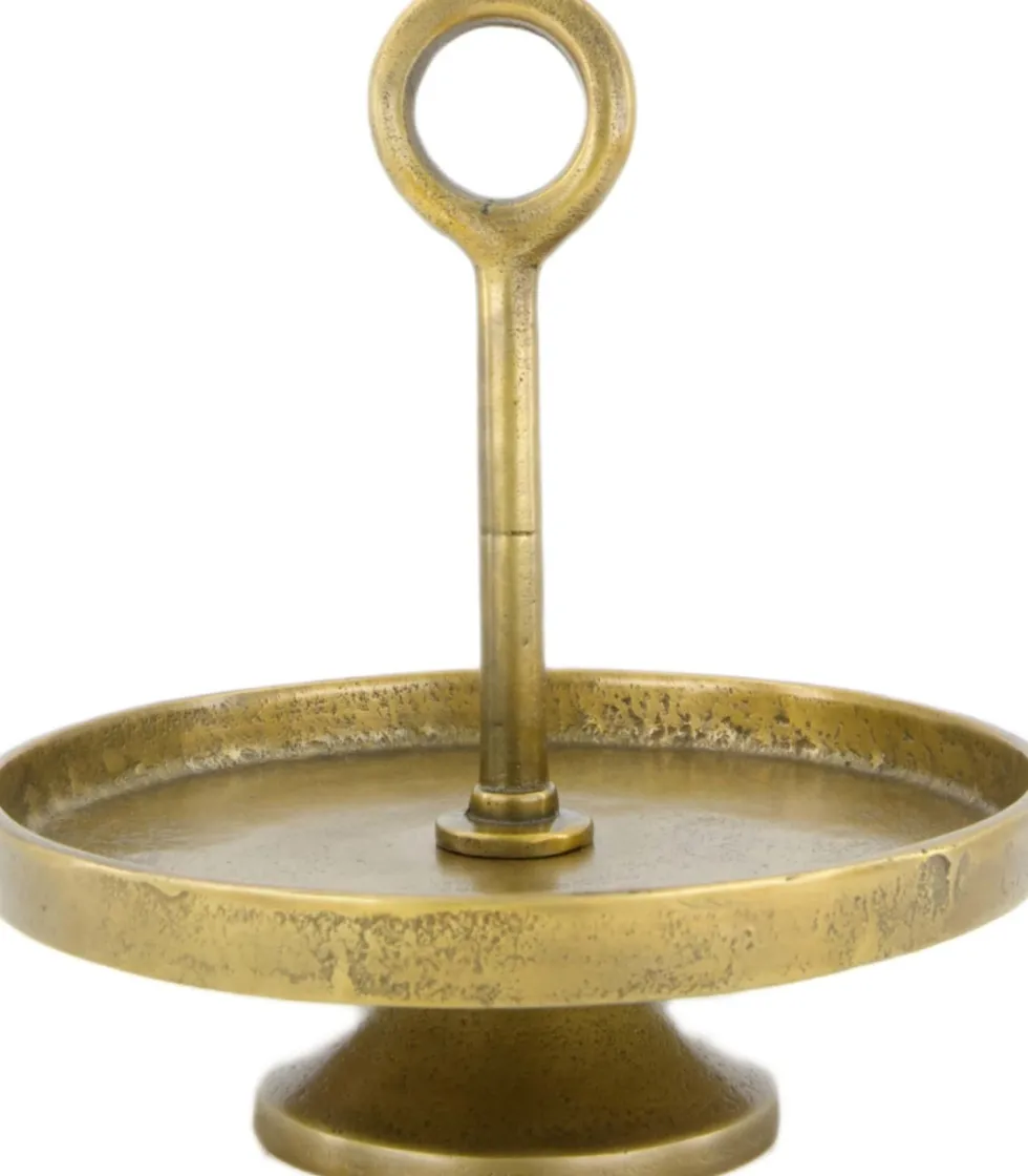 Dijk Natural Collections etagère Elden goud D 22 H 20 cm