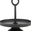 Dijk Natural Collections etagère Elden zwart D 22 H 20 cm