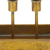 Dijk Natural Collections kandelaar Diego goud 28,5 x 12,5 x 13 cm