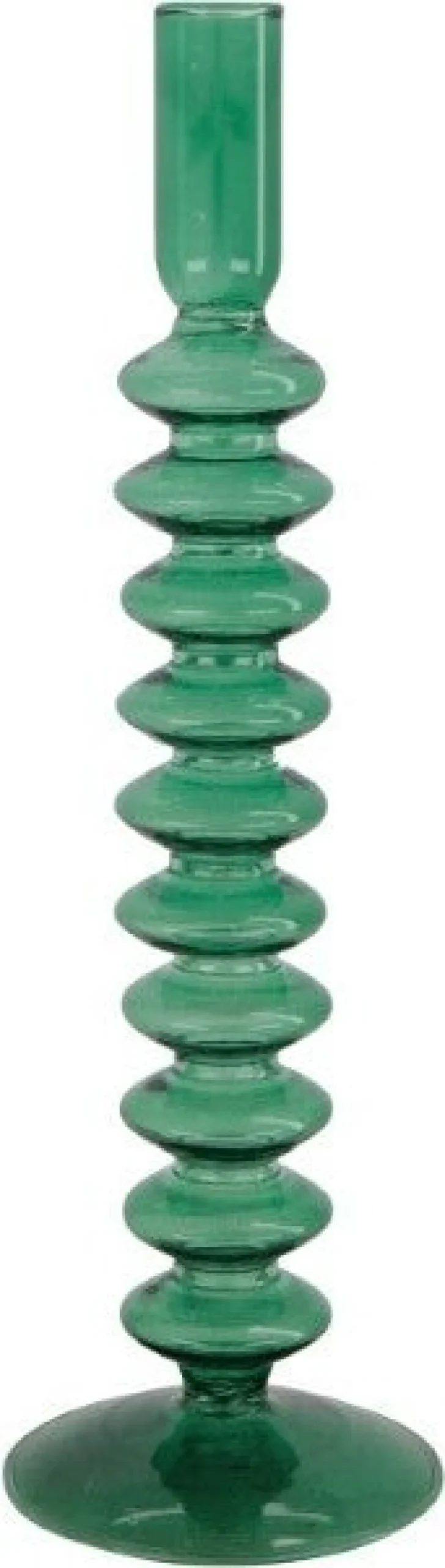 Dijk Natural Collections kandelaar groen 9 x 9 x 28 cm