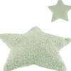 Dijk Natural Collections sierkussen Linus groen D 45 H 8 cm