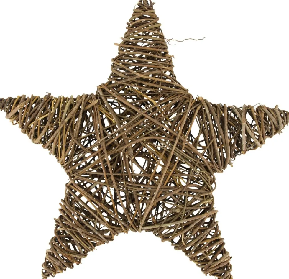 Dijk Natural Collections wandhanger ster naturel 57 x 3 x 57cm