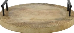 Dijk Naturel Collections decoratieplank naturel D 28 H 6 cm