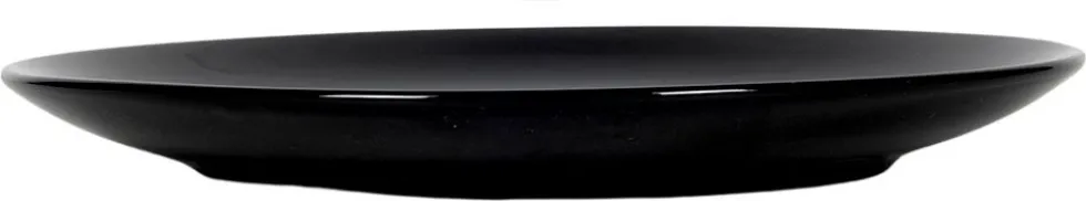 Dinerbord Basic zwart D 26 H 2 cm