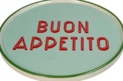 Dinerbord Buon Appetito groen D 25,5 H 1,2 cm