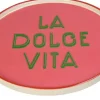 Dinerbord La Dolce Vita roze D 25,5 H 1,2 cm