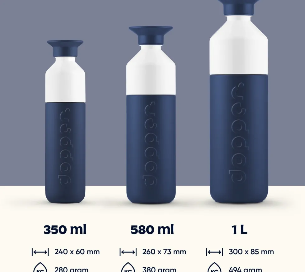 Dopper drinkfles Insulated breaker blue 1000 ml