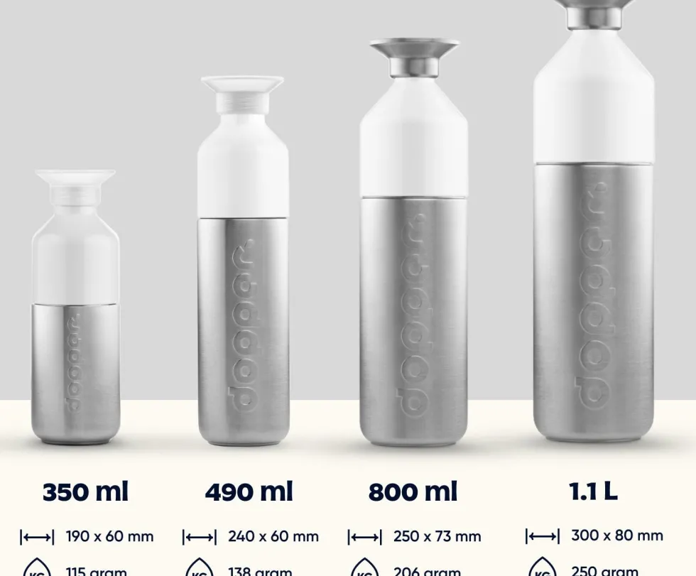 Dopper drinkfles Steel 800 ml