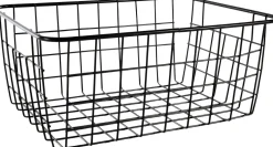 Draadmand Cas zwart 24 x 18 x 10 cm