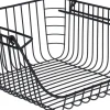 Draadmand Sef stapelbaar zwart 28 x 27 x 13 cm