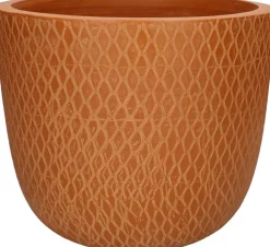 Duif bloempot Bell bruin D 27 H 24 cm