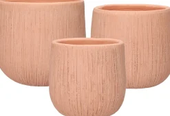 Duif bloempot Perzik oranje D 11,5 H 11 cm