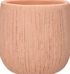 Duif bloempot Perzik oranje D 16,5 H 14 cm