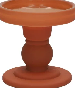 Duif kandelaar Liora bruin D 8,5 H 8,5 cm