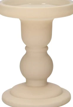 Duif kandelaar Liora crème D 8,5 H 11 cm