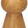 Duif kandelaar naturel D 8 H 18 cm