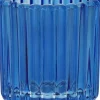 Duif waxinelichthouder Bliss blauw D 7,5 H 7,4 cm