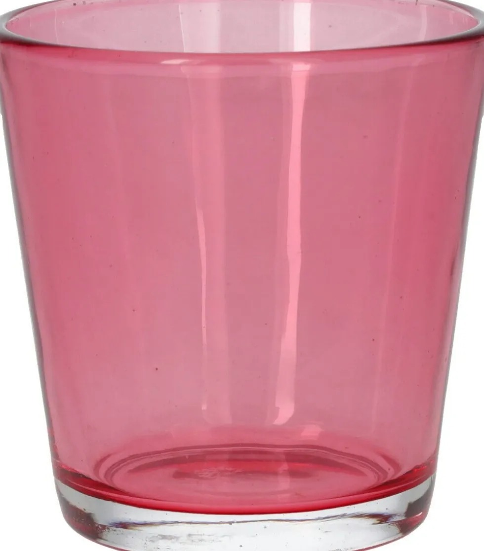 Duif waxinelichthouder Denver roze D 7,5 H 7,6 cm