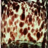 Duif waxinelichthouder Jane groen / zwart D 17,5 H 18,8 cm