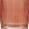 Duif waxinelichthouder oranje D 8 H 9 cm