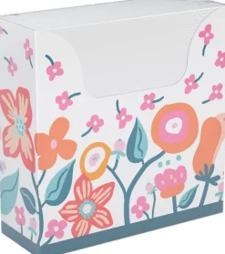 Duni buffetbox Vibrant Bloom multi 33 x 33 cm 75 stuks