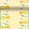 Duni 3-in-1 tafelaankleding Spring Daffodil geel 40 x 480 cm
