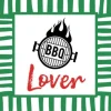Duni servet BBQ Lover groen 33 x 33 cm 20 stuks