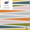 Duni servet Cabana Triangle multi 24 x 24 cm 20 stuks