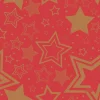 Duni servet Holiday Star rood / goud 33 x 33 cm 20 stuks