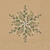 Duni servet Natural Charm beige 33 x 33 cm 20 stuks