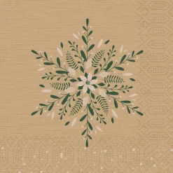 Duni servet Natural Charm beige 33 x 33 cm 20 stuks
