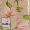 Duni servetten bloem Paper + Design roze 33 x 33 cm 20 stuks