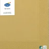 Duni servetten goud 33 x 33 cm 20 stuks