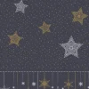 Duni tafelkleed Snowstars Black zwart 138 x 220 cm